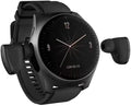 Generic KORONA Wearbuds Watch 2 Smart Wtach with Wireless EarbudsSmartwatch for MenFitness TrackerHeart RateAnswer CallSleep MonitorSports Smart Watch Long Time Standby middle BLACK