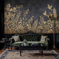 Golden Botanical Garden Wall Mural