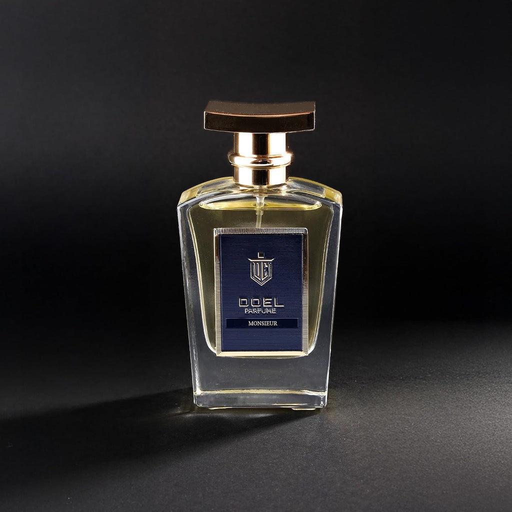 Monsieur Erkek EDP Parfüm 50 ml – Armut, Kakule, Ananas, Lavanta, İris, Deri, Paçuli