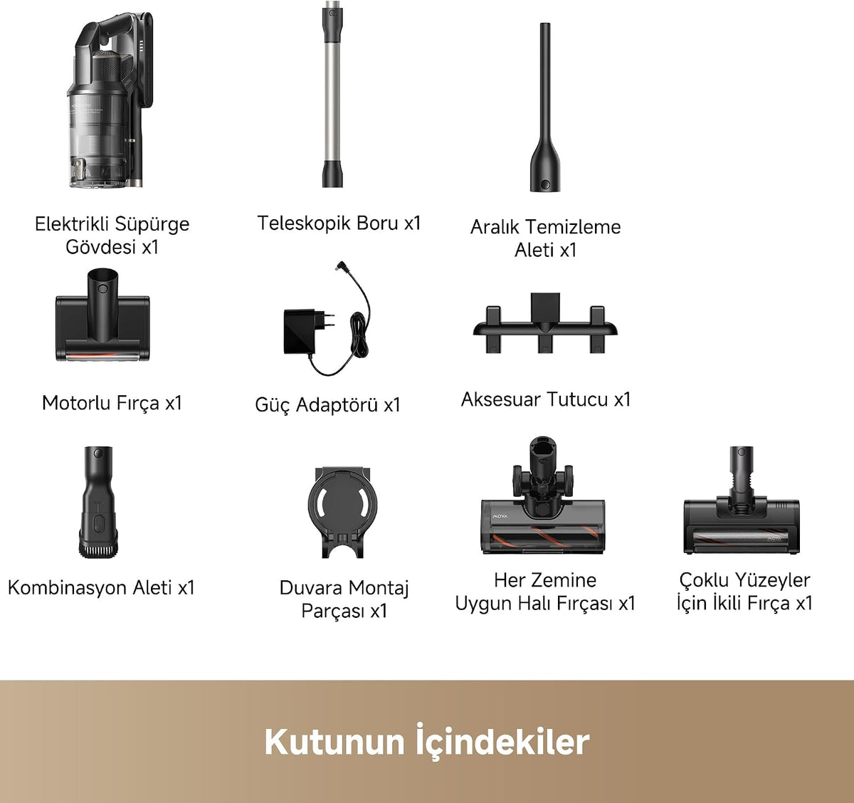 MOVA G70 Complete Kablosuz Dikey Süpürge, 225 AW Yüksek Emiş Gücü, Akıllı Otomatik Güç Ayarı, Anti-Tangle Dolaşma Karşıtı Fırça, Çok Amaçlı Ev ve Evcil Hayvan Süpürgesi, 3 Yıl Garanti