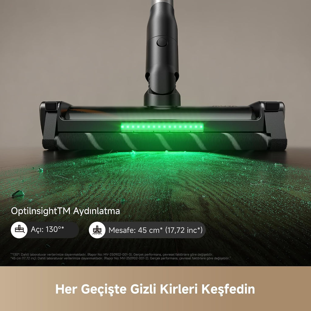 MOVA G70 Complete Kablosuz Dikey Süpürge, 225 AW Yüksek Emiş Gücü, Akıllı Otomatik Güç Ayarı, Anti-Tangle Dolaşma Karşıtı Fırça, Çok Amaçlı Ev ve Evcil Hayvan Süpürgesi, 3 Yıl Garanti