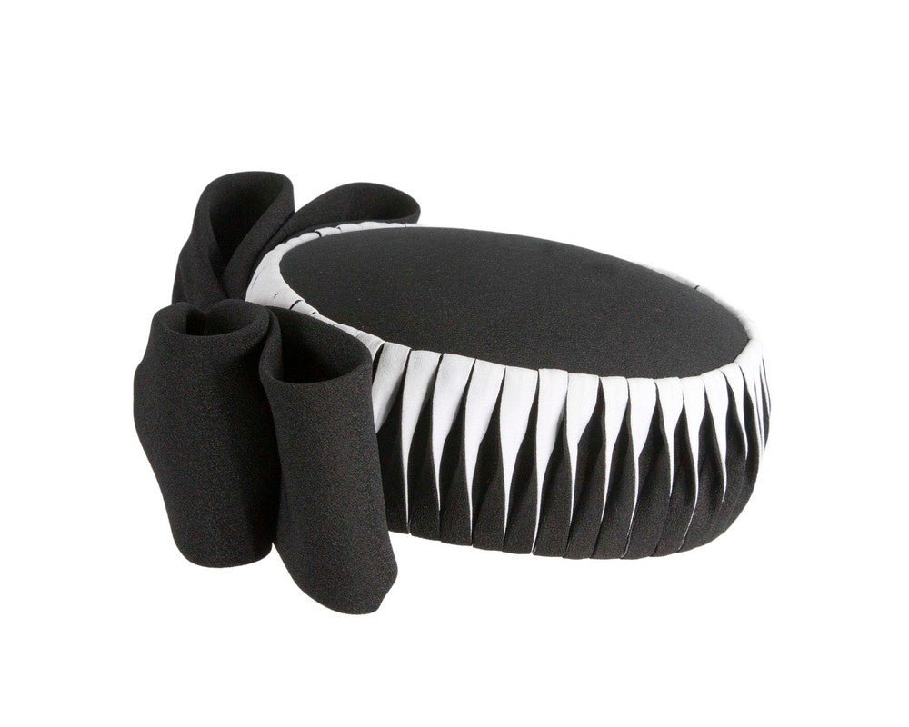 One of a Kind Luxury Pillbox hat by Cupids Millinery