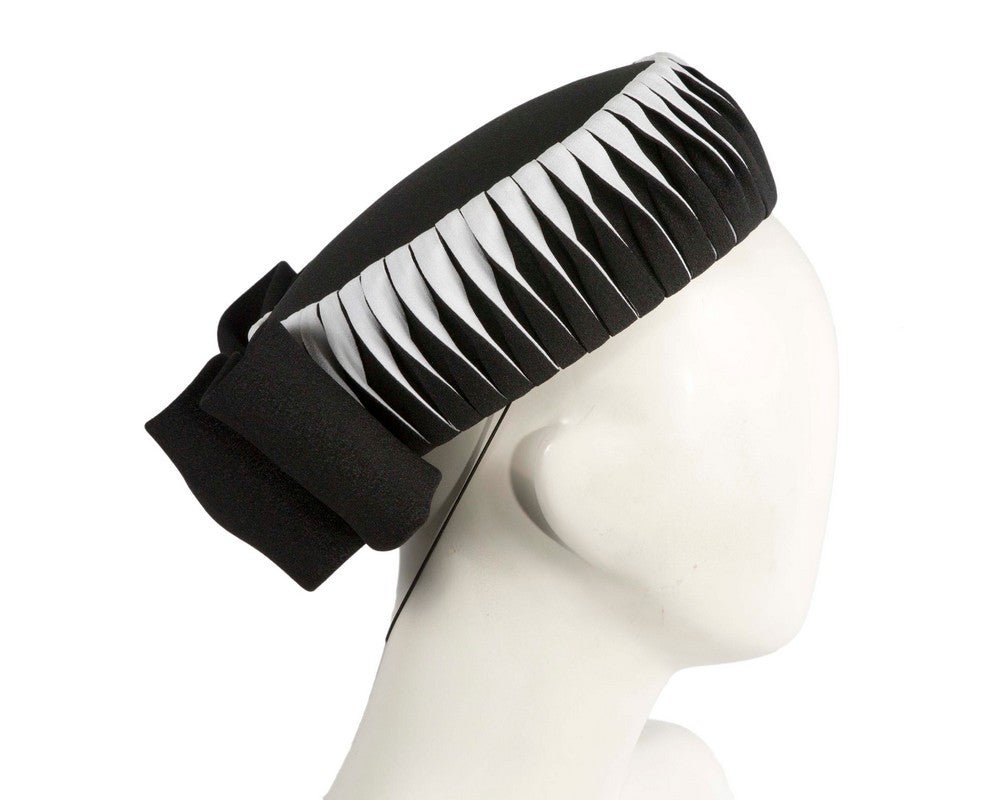 One of a Kind Luxury Pillbox hat by Cupids Millinery
