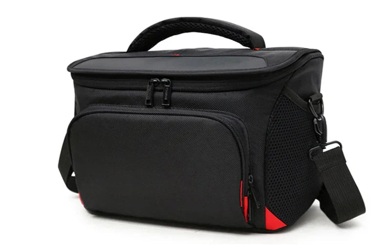 Outdoor Camera Bag with Strap Black