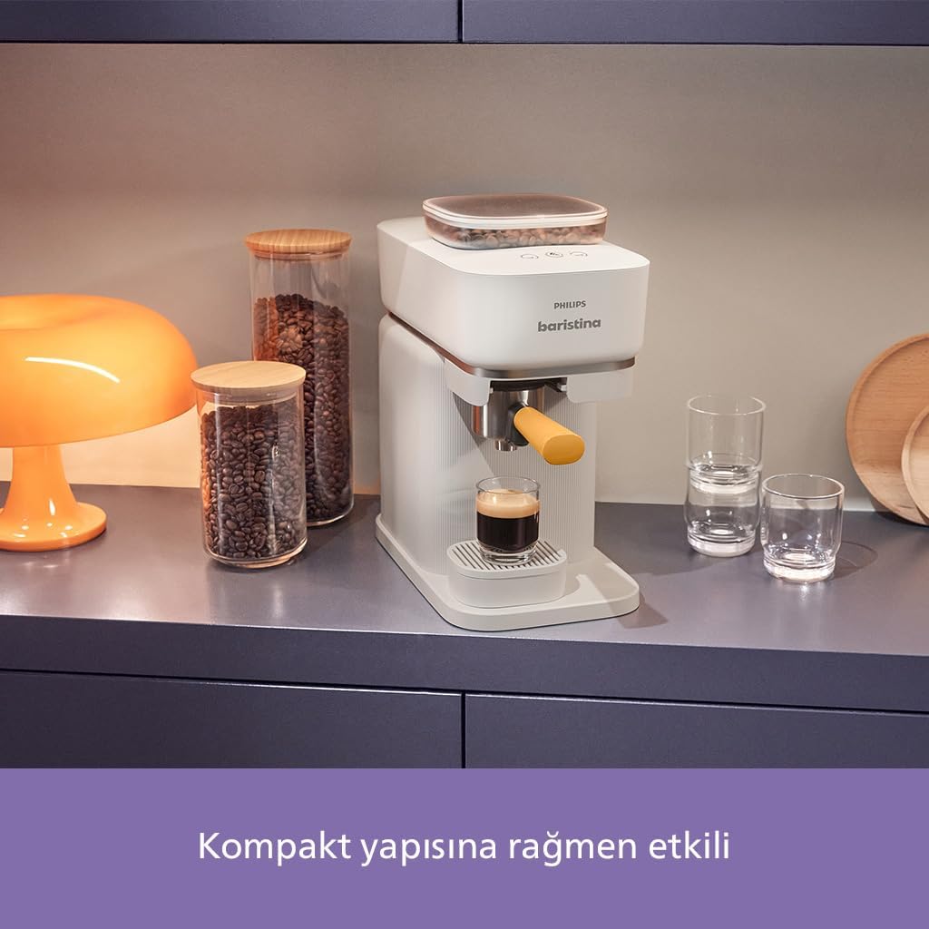 Philips 5500 Serisi LatteGo Tam Otomatik Espresso Makinesi, 20 Sıcak ve Soğuk İçecek, Renkli Dokunmatik Ekran, SilentBrew Teknolojisi (EP5543/90)