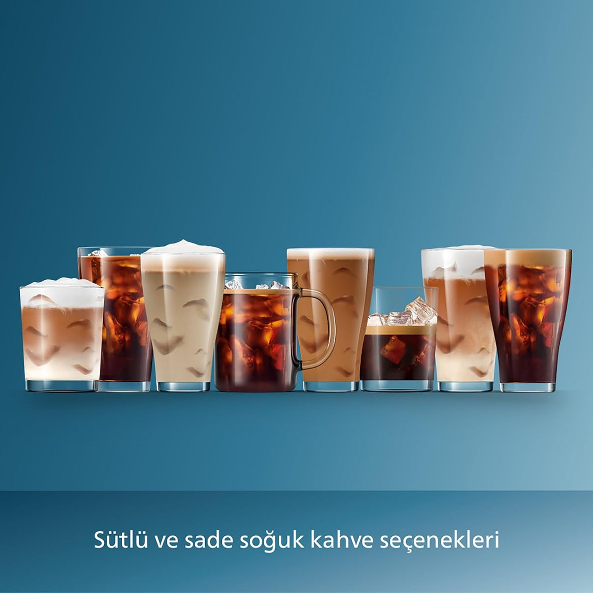 Philips 5500 Serisi LatteGo Tam Otomatik Espresso Makinesi, 20 Sıcak ve Soğuk İçecek, Renkli Dokunmatik Ekran, SilentBrew Teknolojisi (EP5543/90)