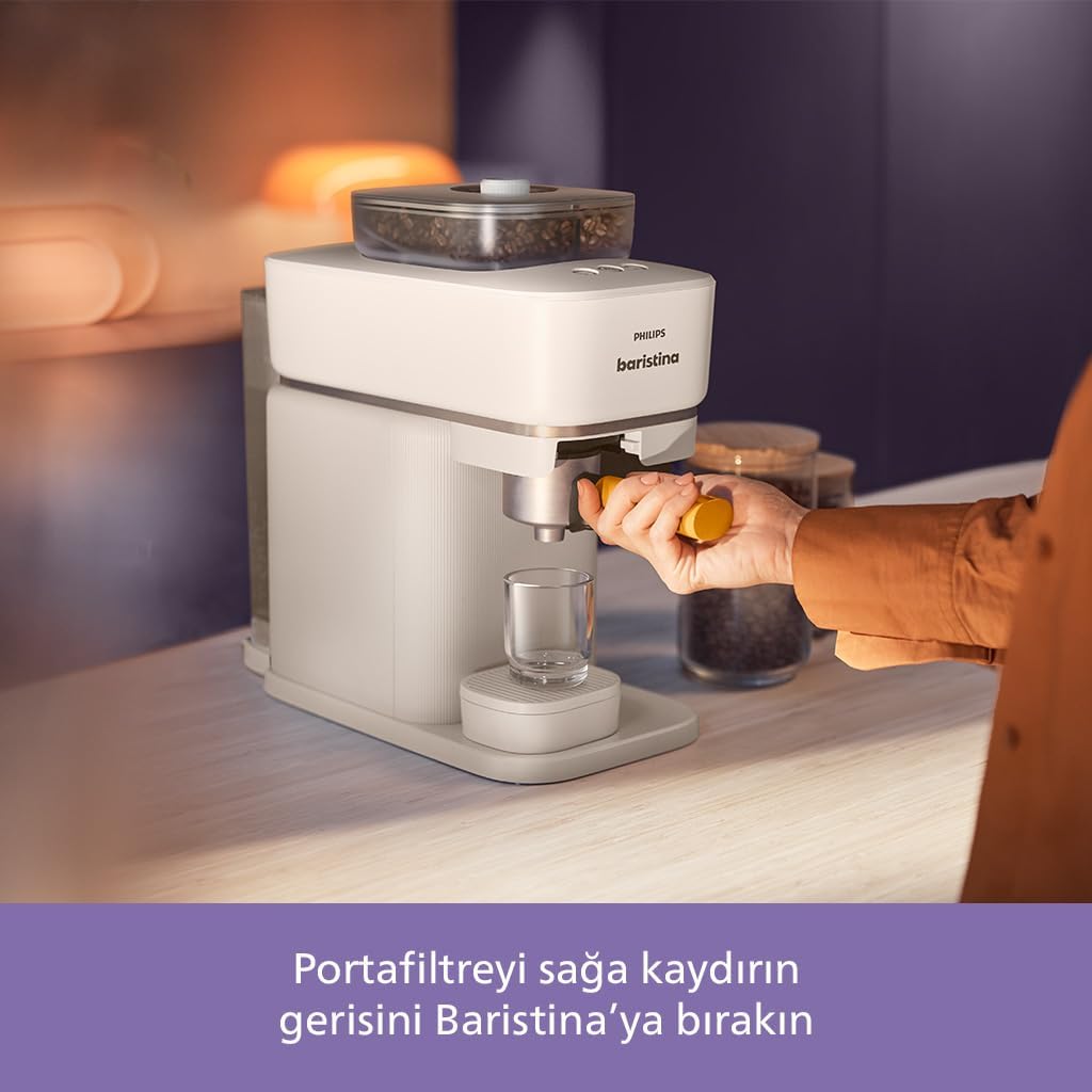 Philips 5500 Serisi LatteGo Tam Otomatik Espresso Makinesi, 20 Sıcak ve Soğuk İçecek, Renkli Dokunmatik Ekran, SilentBrew Teknolojisi (EP5543/90)