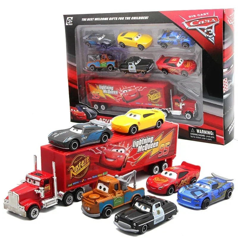 Pixar Cars Diecast Toy Set (7Pcs)