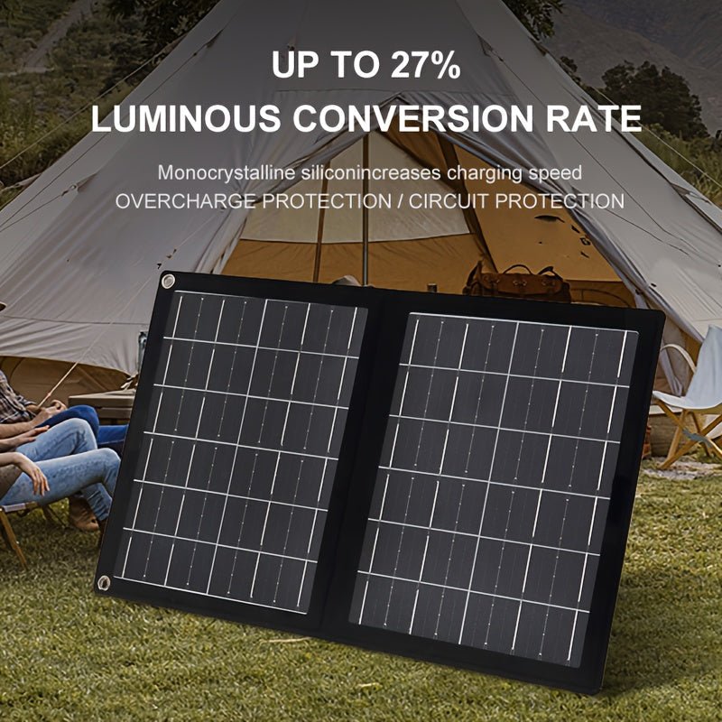Portable Solar Panel Charger (2-in-1)