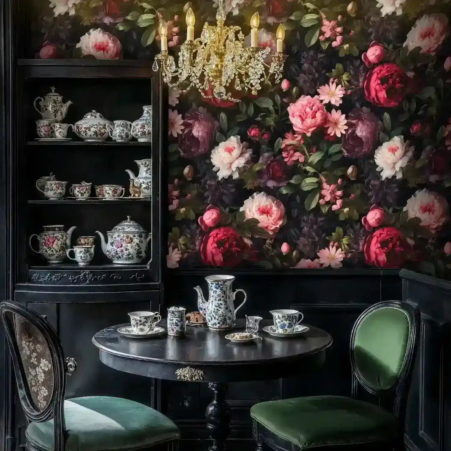 Romantic Garden Peony Wallpaper