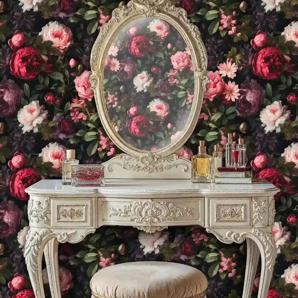 Romantic Garden Peony Wallpaper