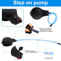 Shower Bag with Foot Pump