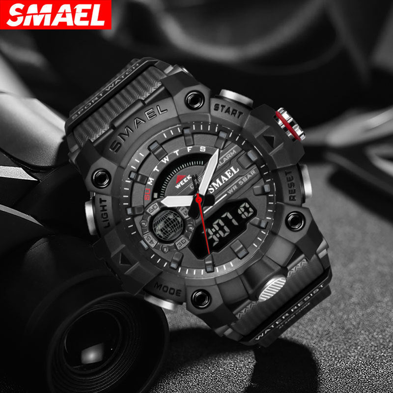 SMAEL Multifunctional Sports Watch for Men, Waterproof