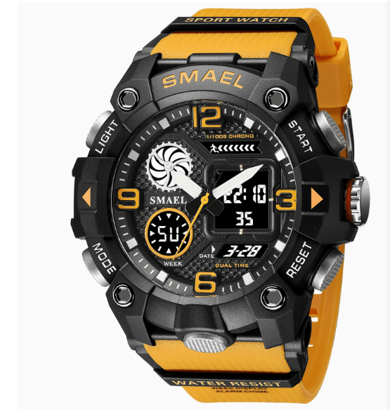 SMAEL Multifunctional Sports Watch for Men, Waterproof