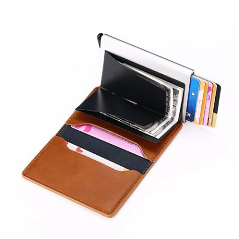 Smart Aluminum Alloy Mini Wallet for Men and Women