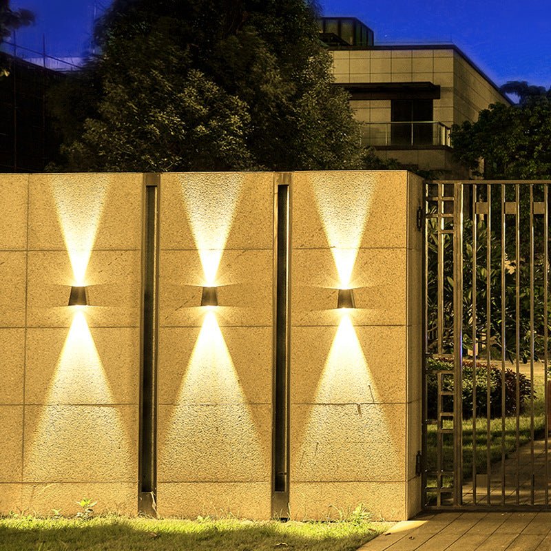 Solar Outdoor Wall Light - Modern Waterproof Landscape Lamp