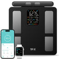 TIPRE Smart Scale for Body Weight 8-Electrode Digital Weight Scale for Body Fat Bathroom Scale with BMI Full Body Composition Analysis with Bluetooth Health Monitor for Weight Loss 400lb