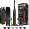 Wagner Stern IntelliBrush Series Whitening Electric Toothbrush with Pressure Sensor. Offers 4 Brushing Modes 3 intensities 8 Soft Brush Heads and a Luxury Travel case.