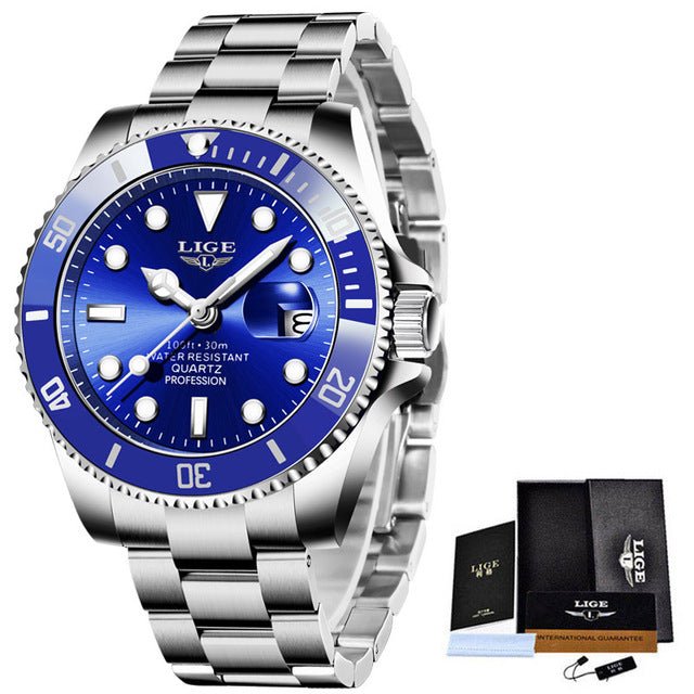 Waterproof Quartz Three Hand Watch