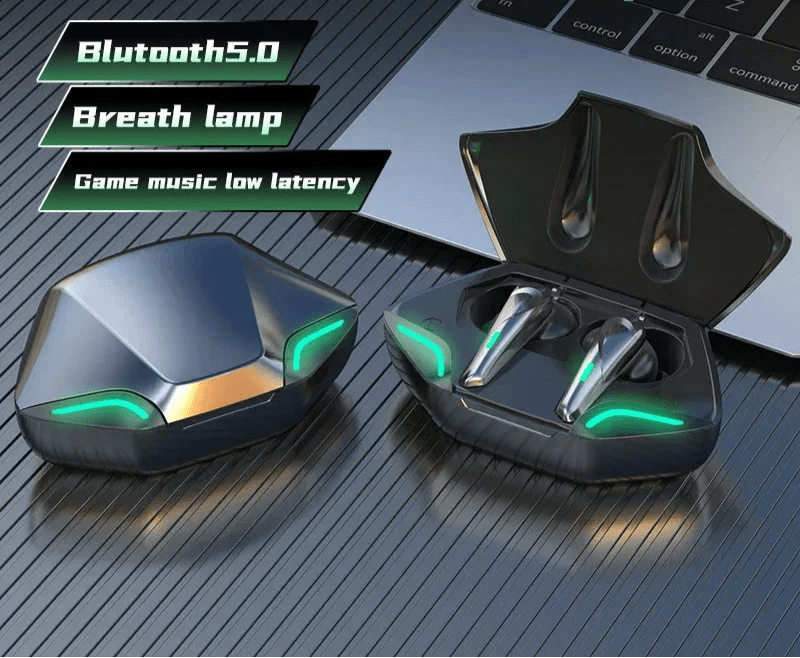 Wireless Bluetooth Gaming Earbuds with Mic – HiFi Sound